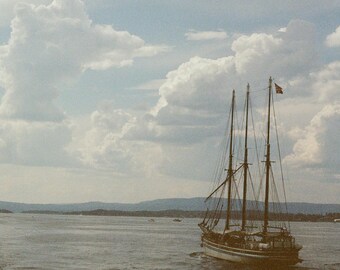 The Sailor 11x8.5 Digital Print of Grainy Film Photo, Printed on Premium Luster Photo Paper