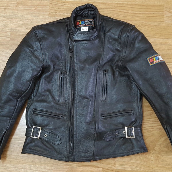 Lewis Leather Kid Zone Jacket Motorcycle Race Biker Vintage Aviakit Size 9/10