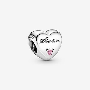 925 Pandora Sister Heart Charm