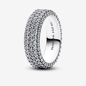 925 Pandora Timeless Pave Triple row Ring