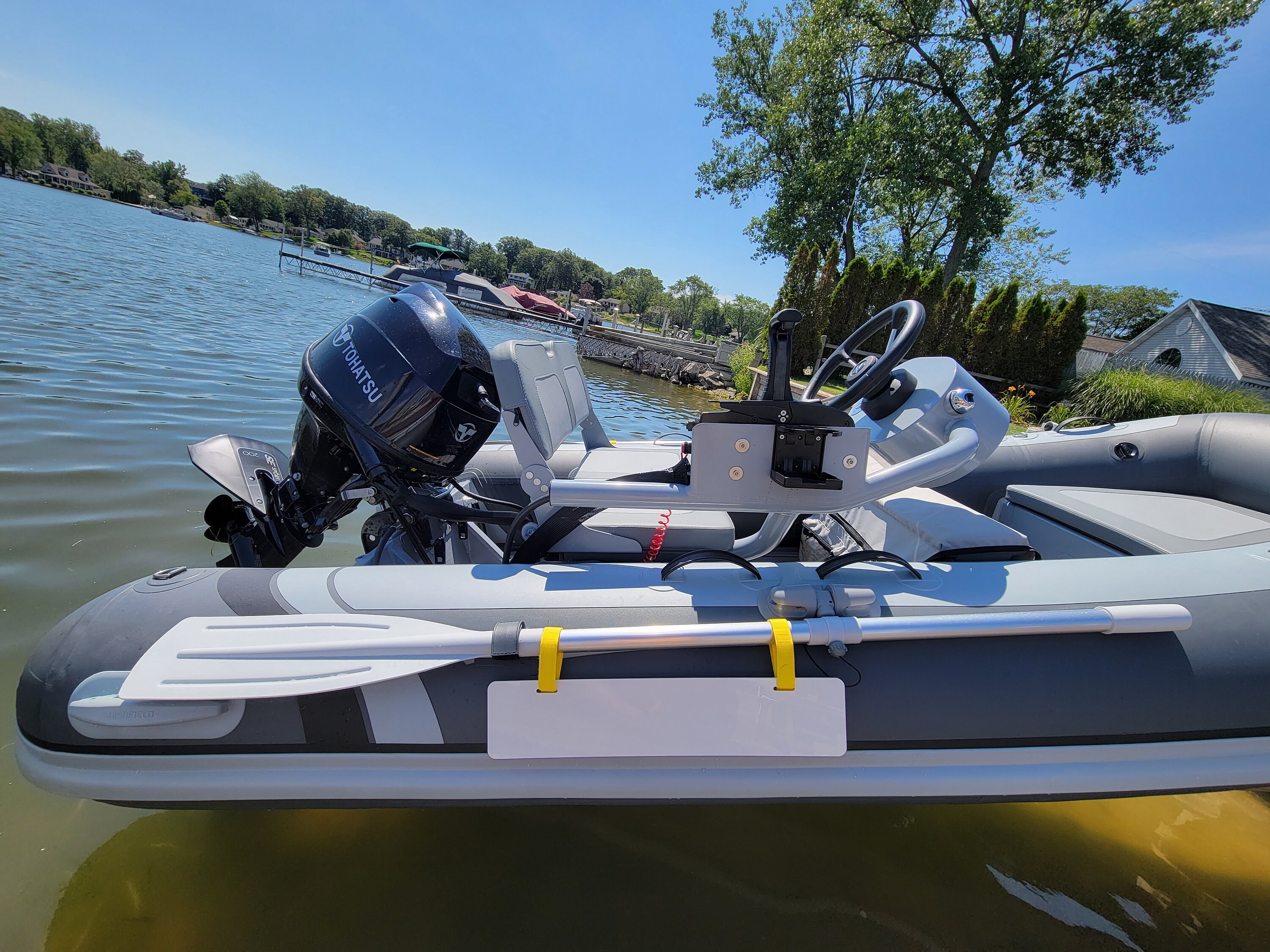 Registration Number & Sticker Plate for Inflatable Boat or Dinghy Laser