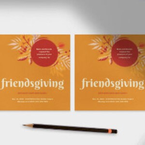 Convite digital personalizável para o Dia de Ação de Graças, convite fofo para o Dia de Ação de Graças, convite personalizado para o Dia de Ação de Graças