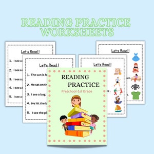 10 hojas de trabajo para practicar la lectura