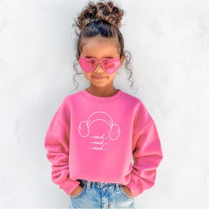 Couch Couch Couch Minimalist Youth Sweatshirt, K-Pop Inspired Cozy Quote, Cute Fantasy Aesthetic, Lazy Day Loungewear Pullover