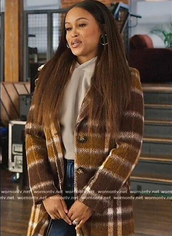 Calvin Klein Women's Plaid Single-breasted Walker Coat - Etsy Calvin Klein Women's Plaid Single-breasted Walker Coat - Etsy