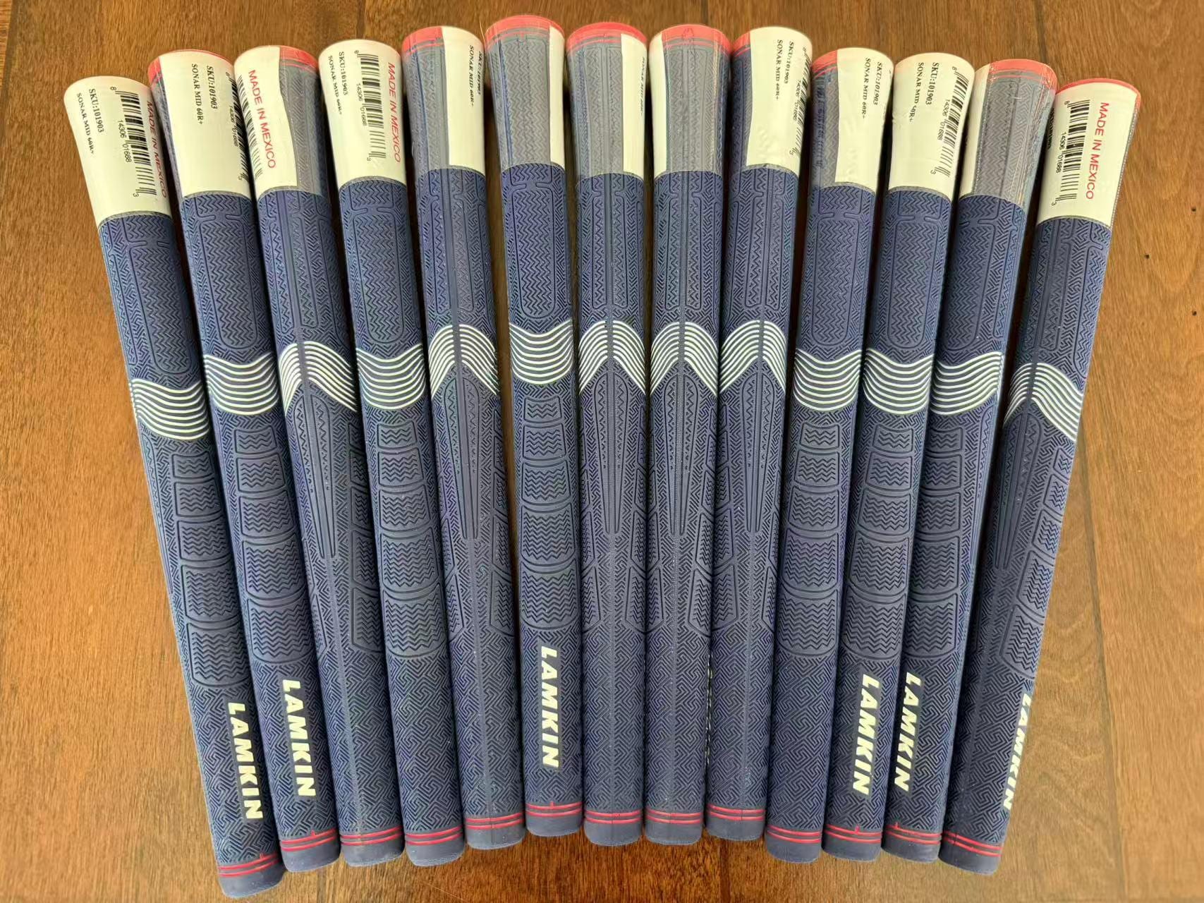 Lamkin Sonar Hero Golf Club Grips 60R Midsize Navy Blue