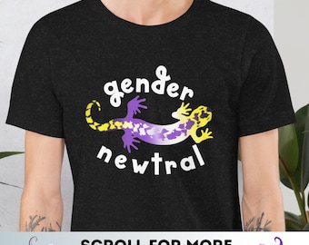 Gender Newt-tral Pride Flag T-Shirt - Gender Neutral - Transgender - Gender Fluid -  Queer - LGBTQIA - Gender Neutral Flag - Pride - Trans