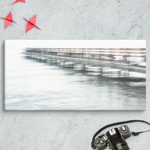 A December Day at Gar Woods Pier - Canvas Print