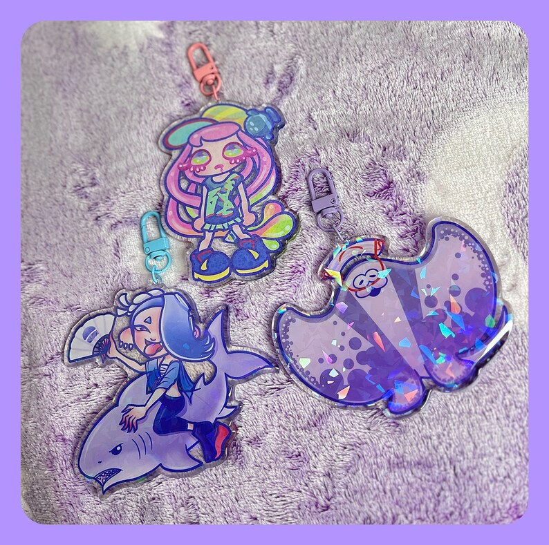 Splatoon Deep Cut Shiver Frye Big Man Harmony / ABXY Chirpy Chips Large