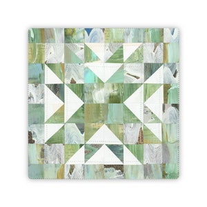 Sawtooth Star Sticker | 4&quot; | Quilt Sticker | Sewing Machine Sticker | Waterproof Vinyl | Patchwork Quilt Block | Die Cut | Star Quilt