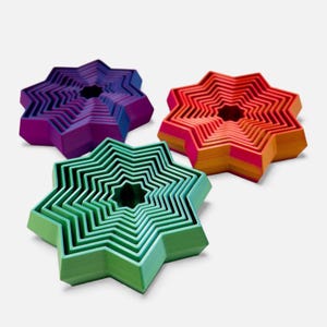 Star Fidget Toy – Calming Sensory Fidget Toy for Stress Anxiety Relief ADHD – Gift for Adults - Sensory Play - Christmas Stocking Filler