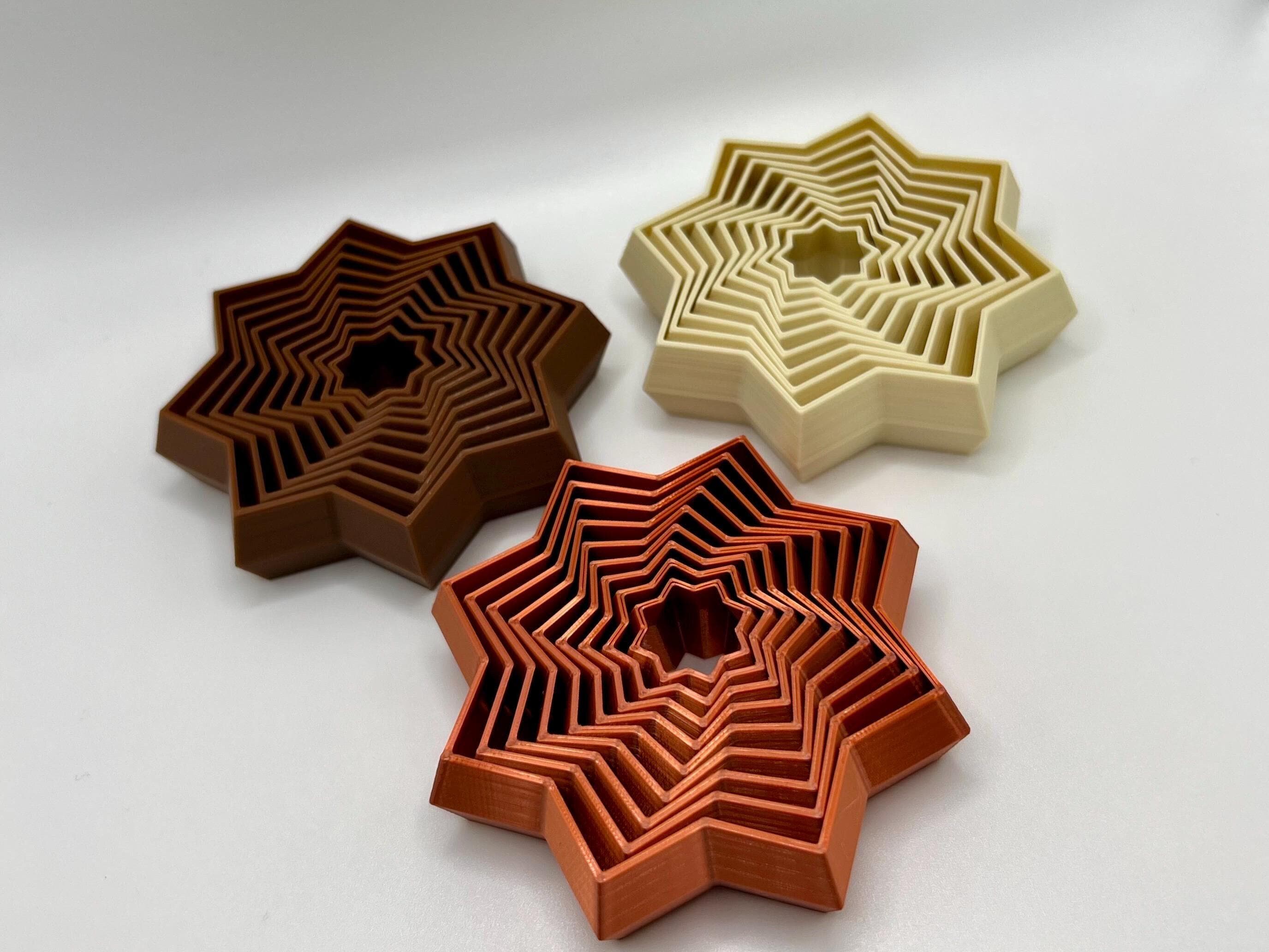 3D Star Fidget Toy - Sensorisches Stressrelief Spielzeug Für Kinder & Erwachsene | Twist & Click Entspannung