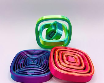 Juguete antiestrés giratorio de aire – Juguete sensorial relajante impreso en 3D para aliviar el estrés, la ansiedad y el TDAH – Regalo para niños y adultos – Juguete estimulante de bolsillo