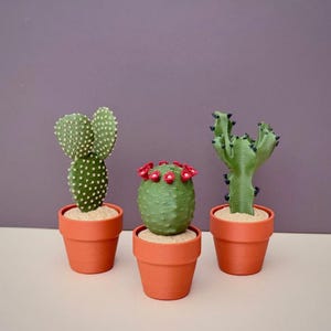 Clicky Cacti - Mechanical Clicking Fidget Cactus - Plant Fidgets - Home Decor - Functional Desk Ornament - Tactile Fidget Toy