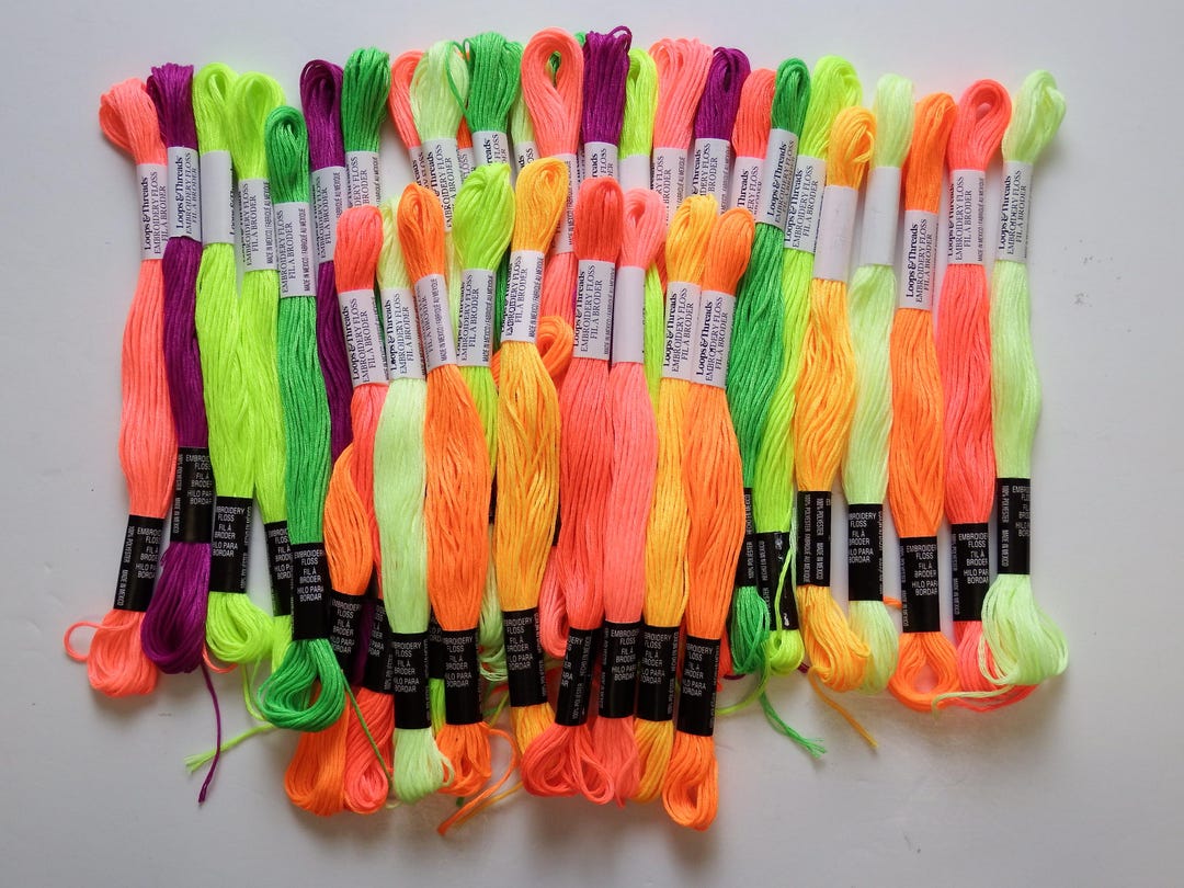 Assorted Colors Embroidery Floss Sets - Etsy