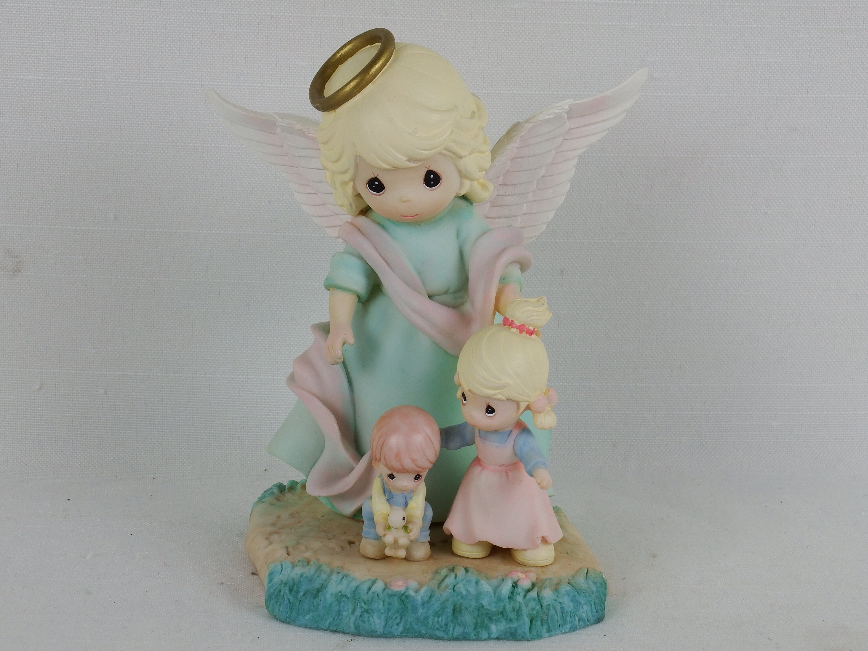 Precious Moments 2004 Guardian Angel Kids Releasing Turtle Resin Figurine, Enesco, Collectibles, Home Decor, Samuel J Butcher