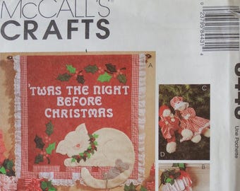 McCalls Crafts 8443 Twas the Night Before Christmas Sewing Pattern
