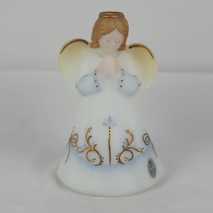 Fenton Art Glass Limited Edition #445/1000 Matte White Praying Angel, Fenton Family, Glass Art, Art Deco, Bill Fenton, Frank Fenton