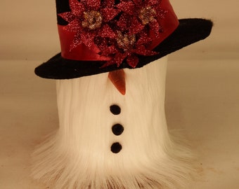 Snowman, Winter Snowman, Christmas, Holiday, Holidays, Poinsettias Snow Man