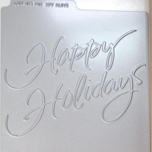 Happy Holidays and Season's Greetings Set of 2 Cutting Dies