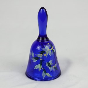 Fenton Mini Cobalt Blue Bell, Fenton Bell, Fenton Bells, Fenton Minis, Glass Art, Collectibles, Bells, Bell, Glass Collectibles