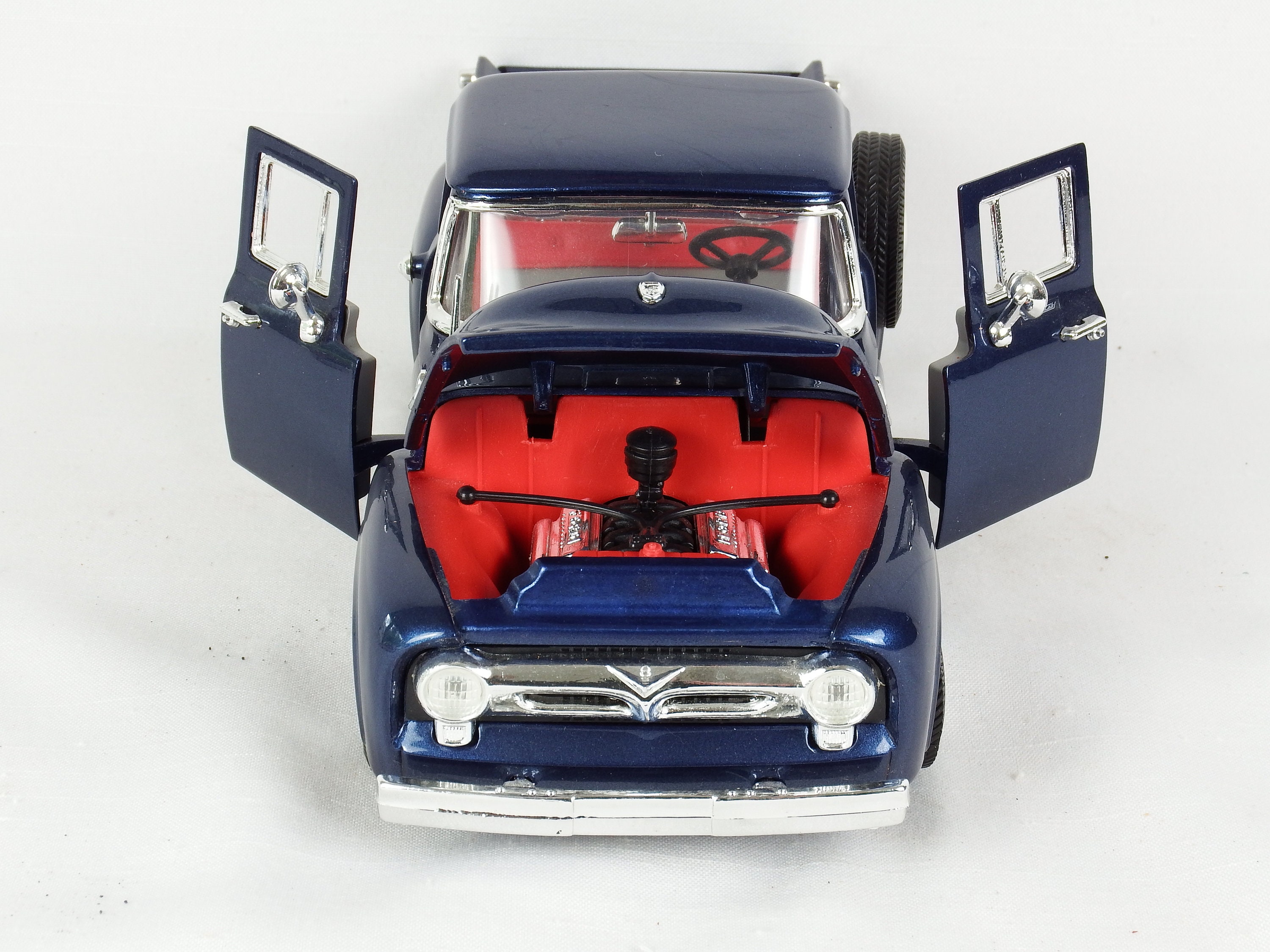 1956 Blue Ford F100 Truck Die-cast Car Made by the Mira