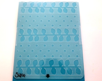 Leaves and Dots Embossing Folder