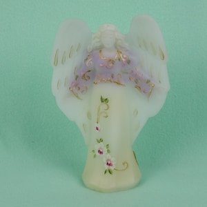 Fenton Art Glass Limited Edition #899/1000 Soft Matte White Angel, Frank Fenton, Home Decor, Collectibles, Bill Fenton