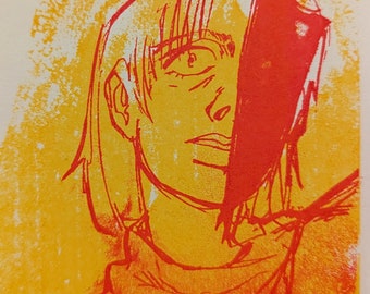 Angela Orosco (Silent Hill) Print Gocco Screenprint Postcard