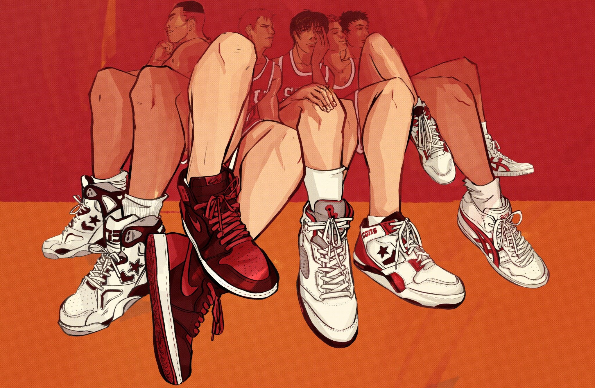 air jordan slam dunk anime