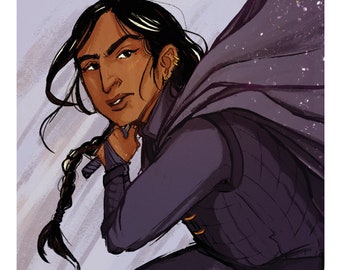 Inej Ghafa Mini-Print (Grishaverse)