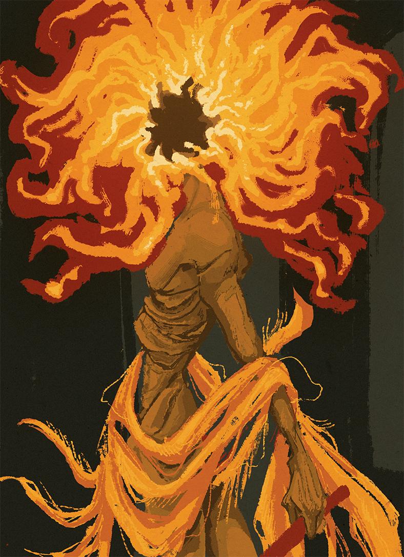 Midra, Lord of Frenzied Flame Postcard (elden Ring) - Etsy