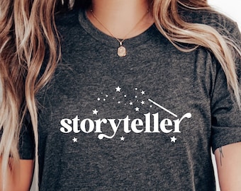 Storyteller Shirt, Future Author, Author Shirt, Writer T-Shirt, Author Gifts, Writer Gift, Book Lover, Journalist Shirt, Librarian Shirt