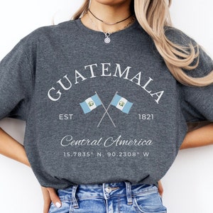 Guatemala Sweatshirt, Guatemala Crewneck Shirt, Guatemala Gift, Guatemala Flag, Travel Sweatshirt, Comfortable Unisex PulloveR