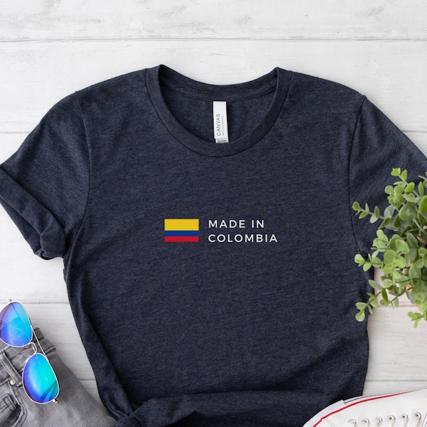 Made In Colombia Shirt, Colombia Tee, Colombia T-Shirt, Colombia Sweatshirt, Colombia Gift, Colombia Flag Pullover, Colombia Souvenir