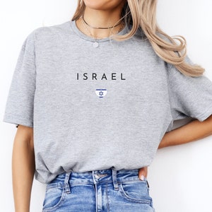 Israel Heart Shirt, Israel Tee, Israel T-Shirt, Israel Sweatshirt, Israel Gift, Israel Flag Pullover, Israel Souvenir
