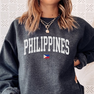 Philippines Sweatshirt, Philippines Crewneck, Philippines Shirt, Philippines Gift, Philippines Flag, Philippines Souvenir, Travel Sweater