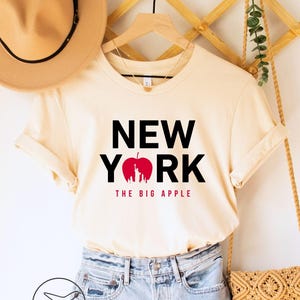 New York Shirt, NY T-Shirt, NYC T-Shirt, The Big Apple, Ostküstenausflug, Reise Geschenkidee, Unisex T-Shirt