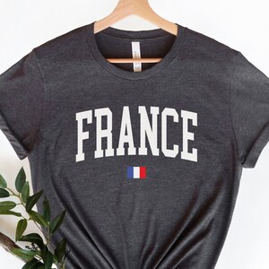 France Flag T Shirt - Etsy