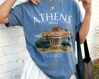 Athens Greece Acropolis Parthenon Graphic T-Shirt