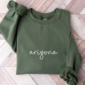 Arizona Sweatshirt, Grand Canyon State Travel Souvenir Gift