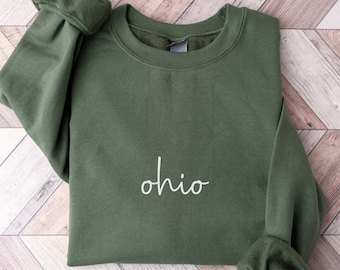 Ohio Pullover Sweatshirt, Buckeye State Travel Sweater