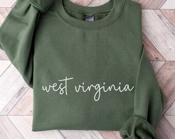 West Virginia Pullover, The Mountain State Souvenir