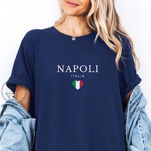 Naples Italy Shirt, Italian Flag T-Shirt, Travel Napoli Italia TShirt, Italy Ciao Tee, Italian Pride, Italy Trip Souvenir Gift