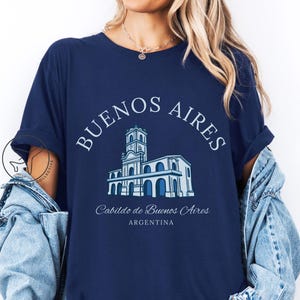 Buenos Aires Shirt, Argentina Tshirt, Argentine Flag Tee, Argentina Gift,  Argentina Travel Souvenir, Sun of May Graphic