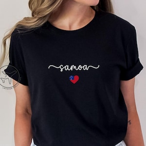 Samoa Flag T-Shirt, Samoan Pride Tee, Southern Cross Shirt, Polynesian Heritage Tee, Travel Gift from Samoa