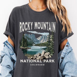 Colorado Shirt, Rocky Mountains Shirt, Colorado Rockies Shirt, National Parks Tshirt, Mountains Gift for Hiking, Nature Lover Graphic