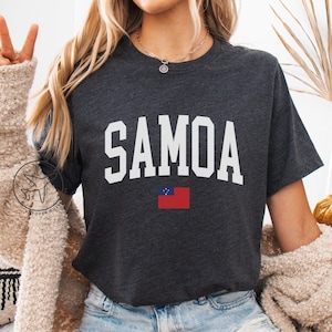 Samoa Flag T-Shirt, Samoan Pride Tee, Southern Cross Shirt, Polynesian Heritage Tee, Travel Gift from Samoa
