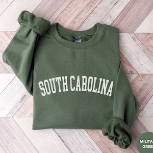 South Carolina Sweatshirt, South Carolina Shirt, South Carolina Crewneck Sweater, US State, South Carolina Gift, Soft Unisex Sweatshirt