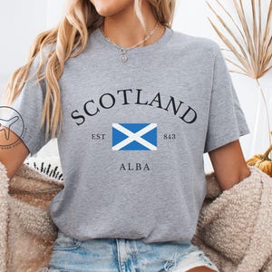 Schottland Shirt, Schottland T-Shirt, Schottisches Geschenk, Schottland UK Reiseandenken, Schottisches Hochland, Schottische Flagge T-Shirt